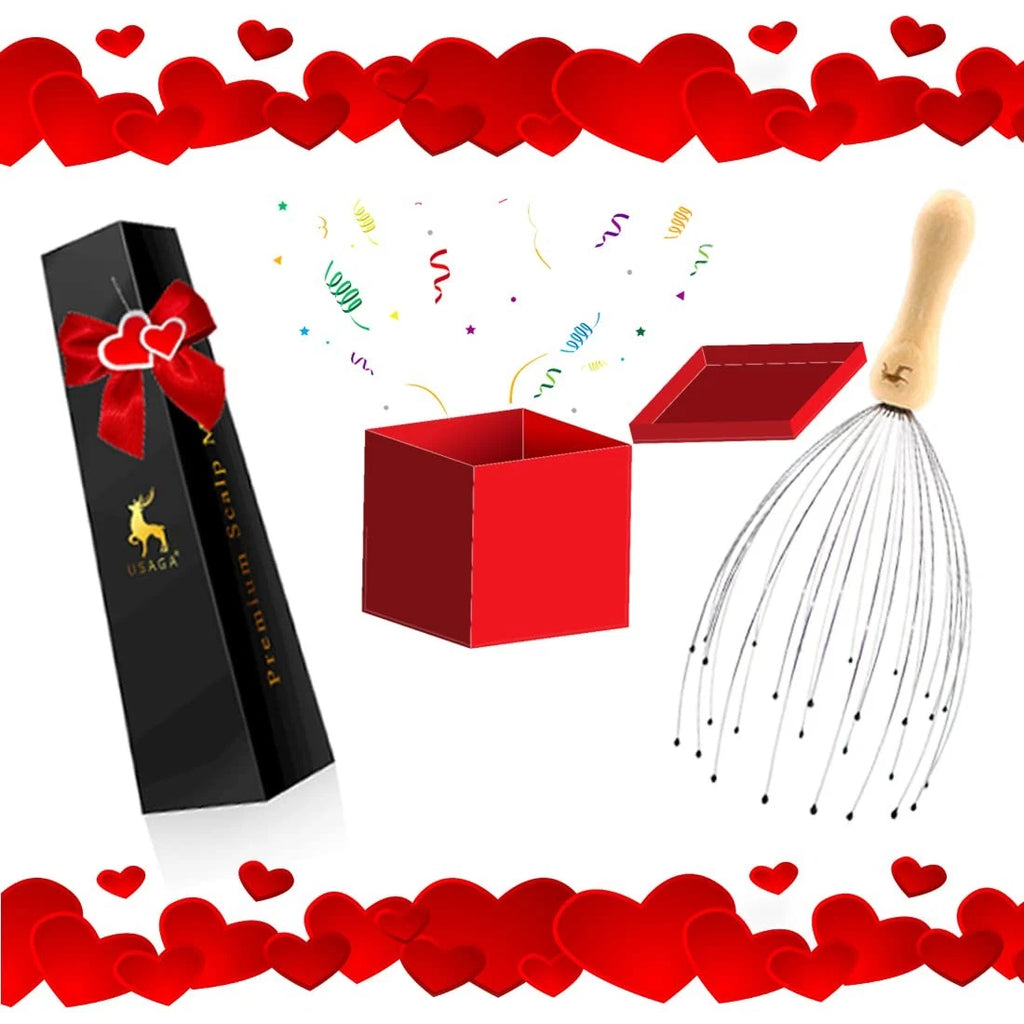 32 Fingers Head Massager, Head Scratcher Scalp Massager for Scalp Body Relaxing