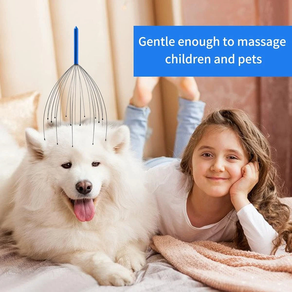 2 Pack Scalp Massager, 20 Fingers Head Massager, Handheld Head Scratcher, Sca...