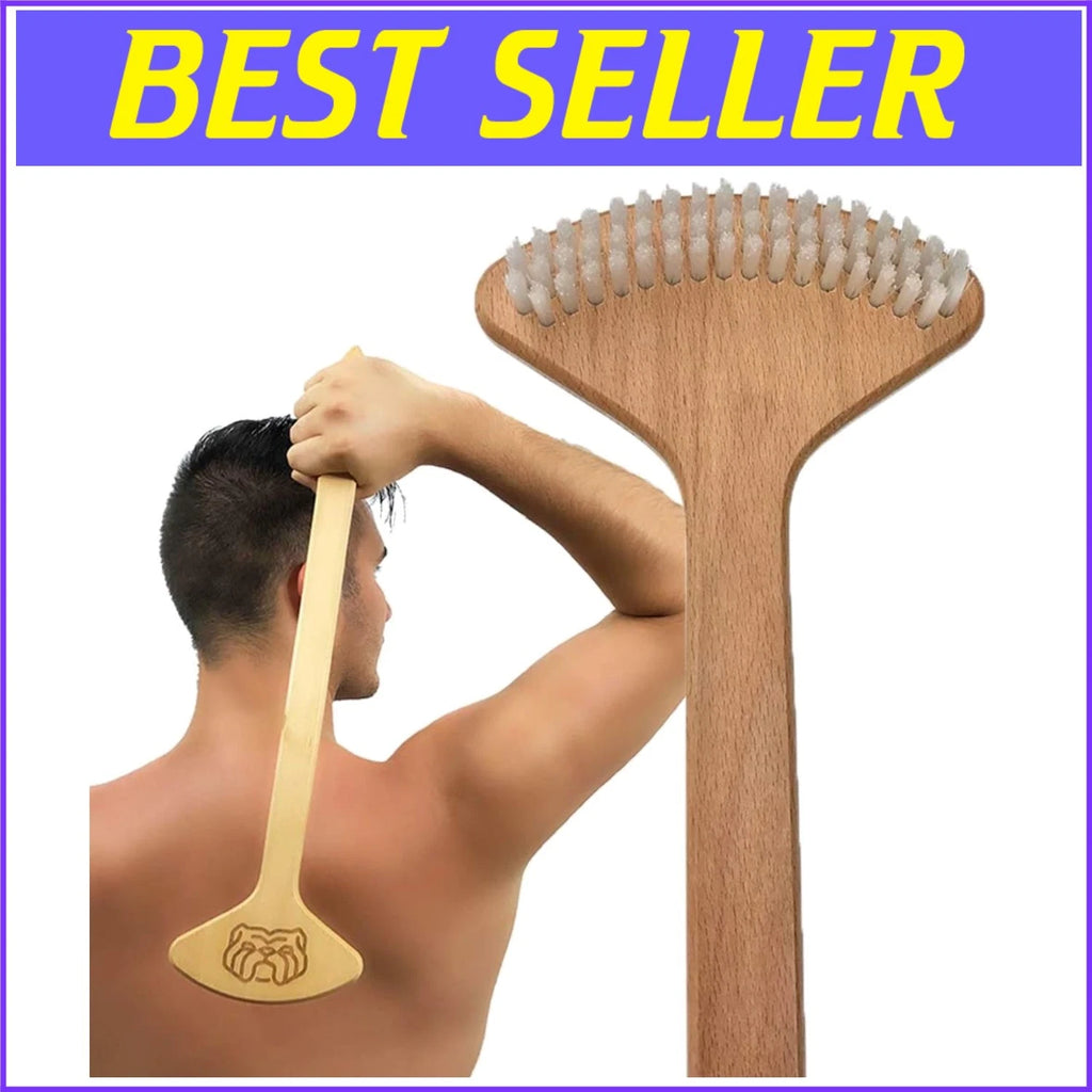 Innovative Back Scratcher with Humane Nylon Bristles for Safe Sensory Pleasure
