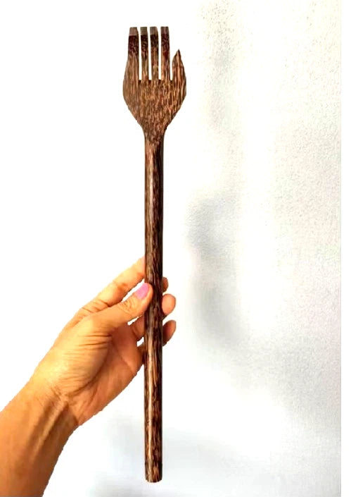 Back Scratcher wooden Handmade Nature stick Thai Body Massager Palm Wood
