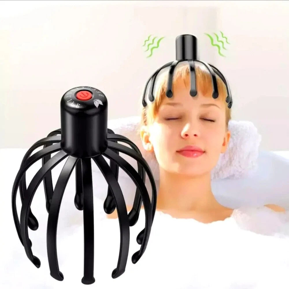 Octopus Claw Head Massager Scratcher Scalp Massage Relax Calm Stress Relief USB