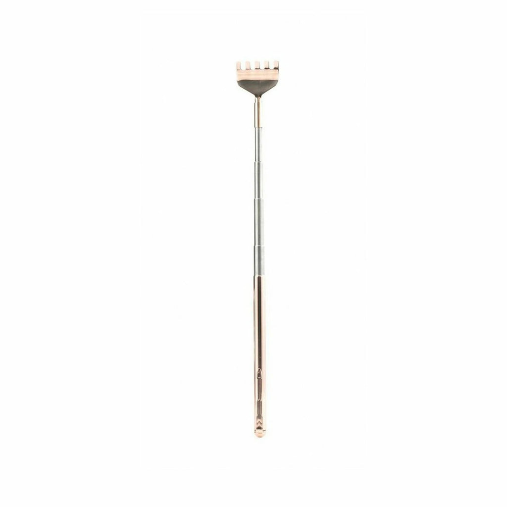 Kikkerland Extendable Copper Back Scratcher Telescopic Handle Portable Gift Idea