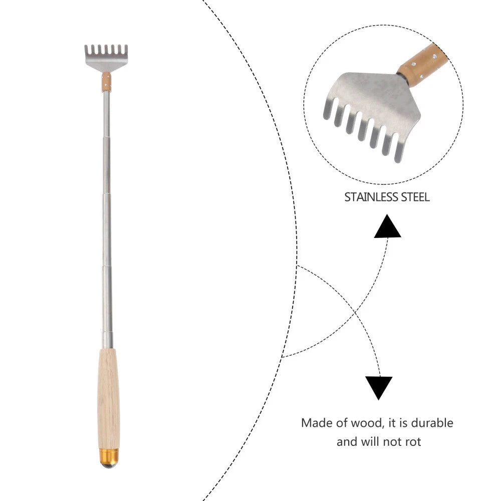 Stainless Steel Claw Expandable Back Scratcher Handheld Back Massager-