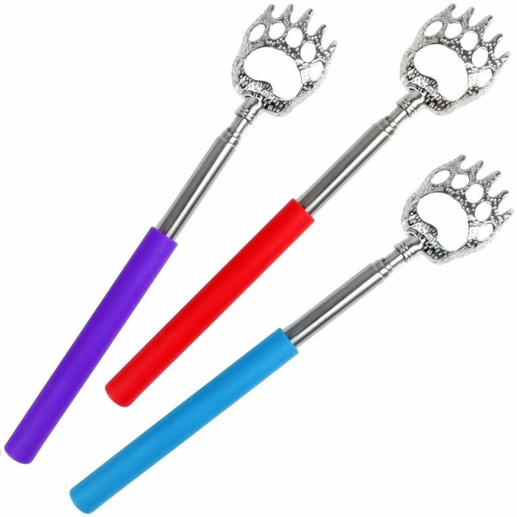 Back Scratcher Metal Telescopic Bear Claw Portable Extendable multi Massager UK