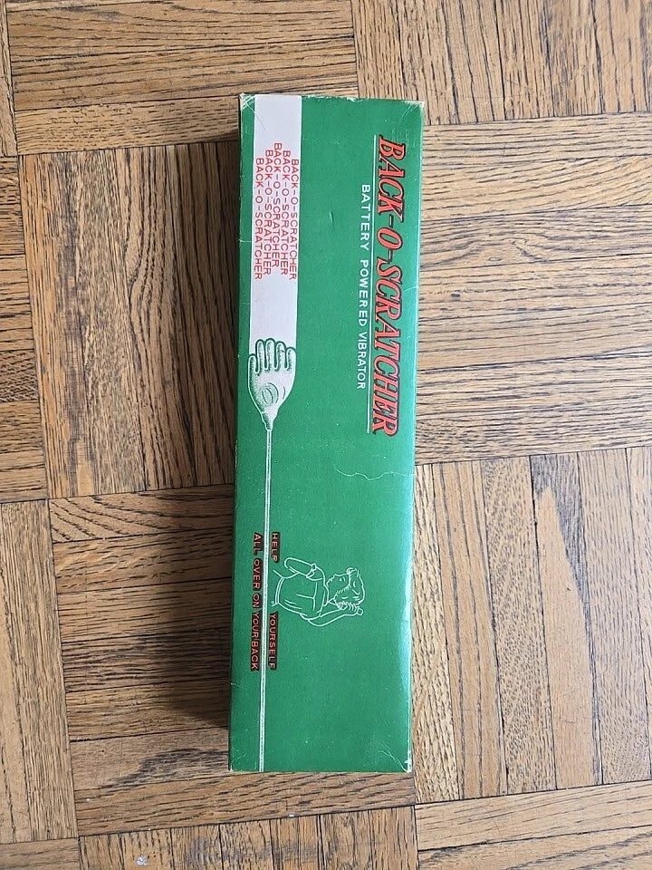 Vintage 1960s Back-O-Scratcher Back Scratcher Battery Powered Vibrator NIB Works