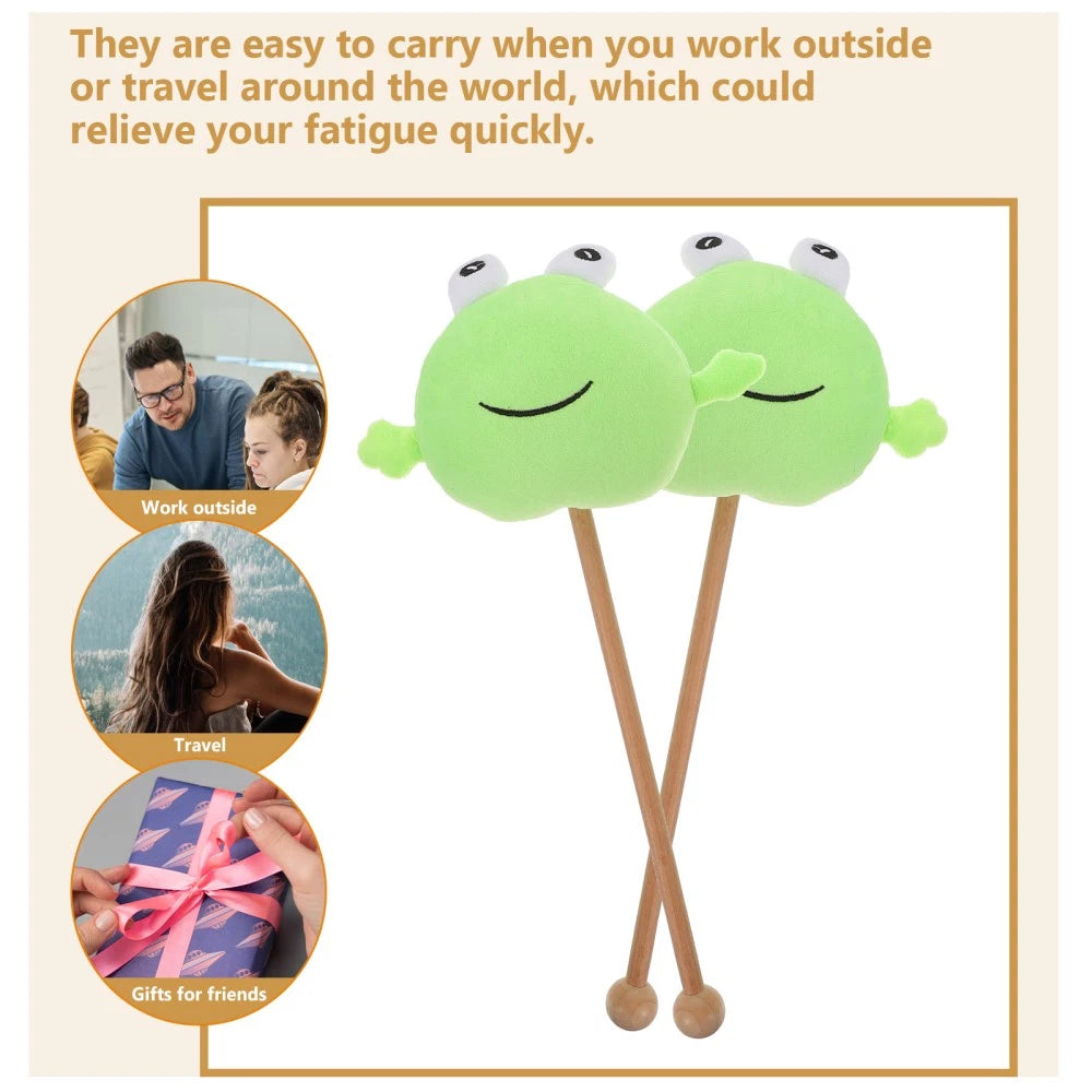 2 Pcs Knock Back Stick Child Scratcher Massager Hammer Knocking Body Massagers