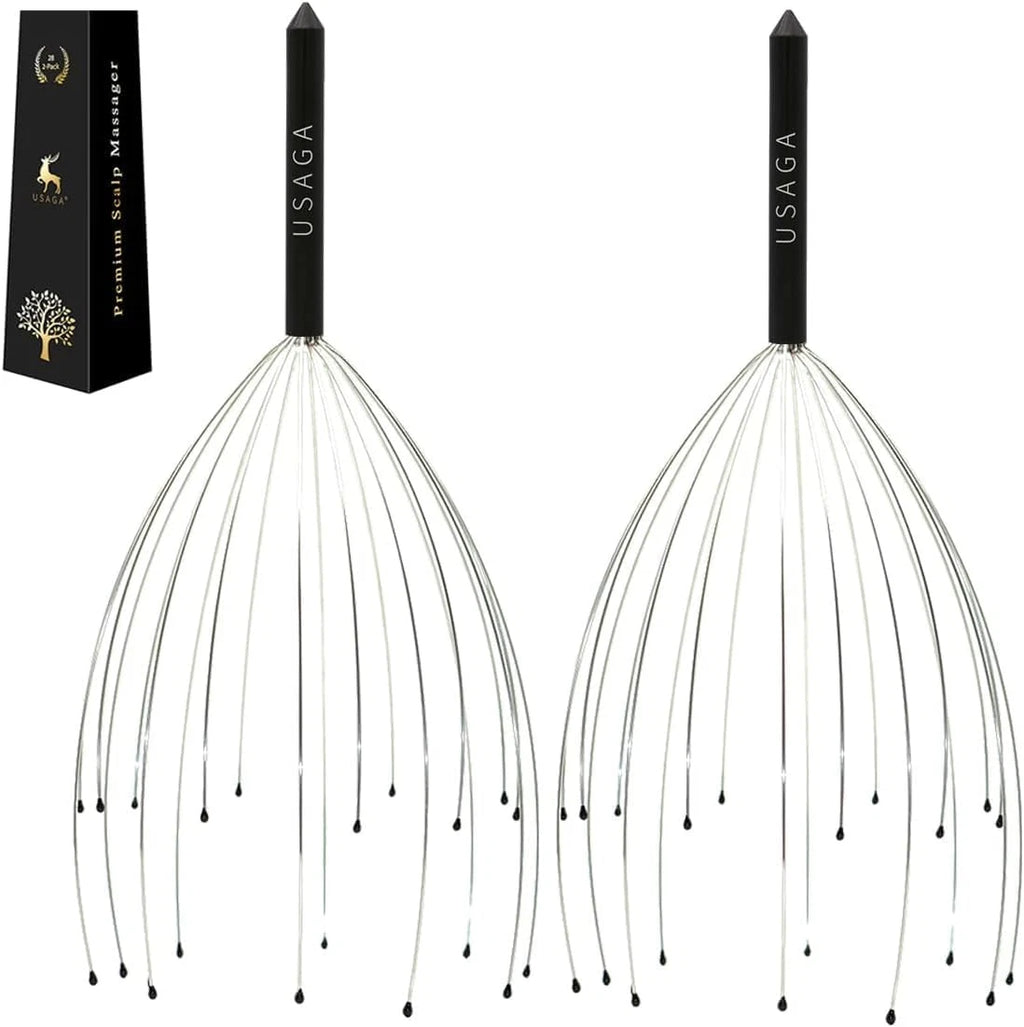 Head Massager Scalp Massager 20 Fingers Head Scratcher for Scalp Body Relaxing (