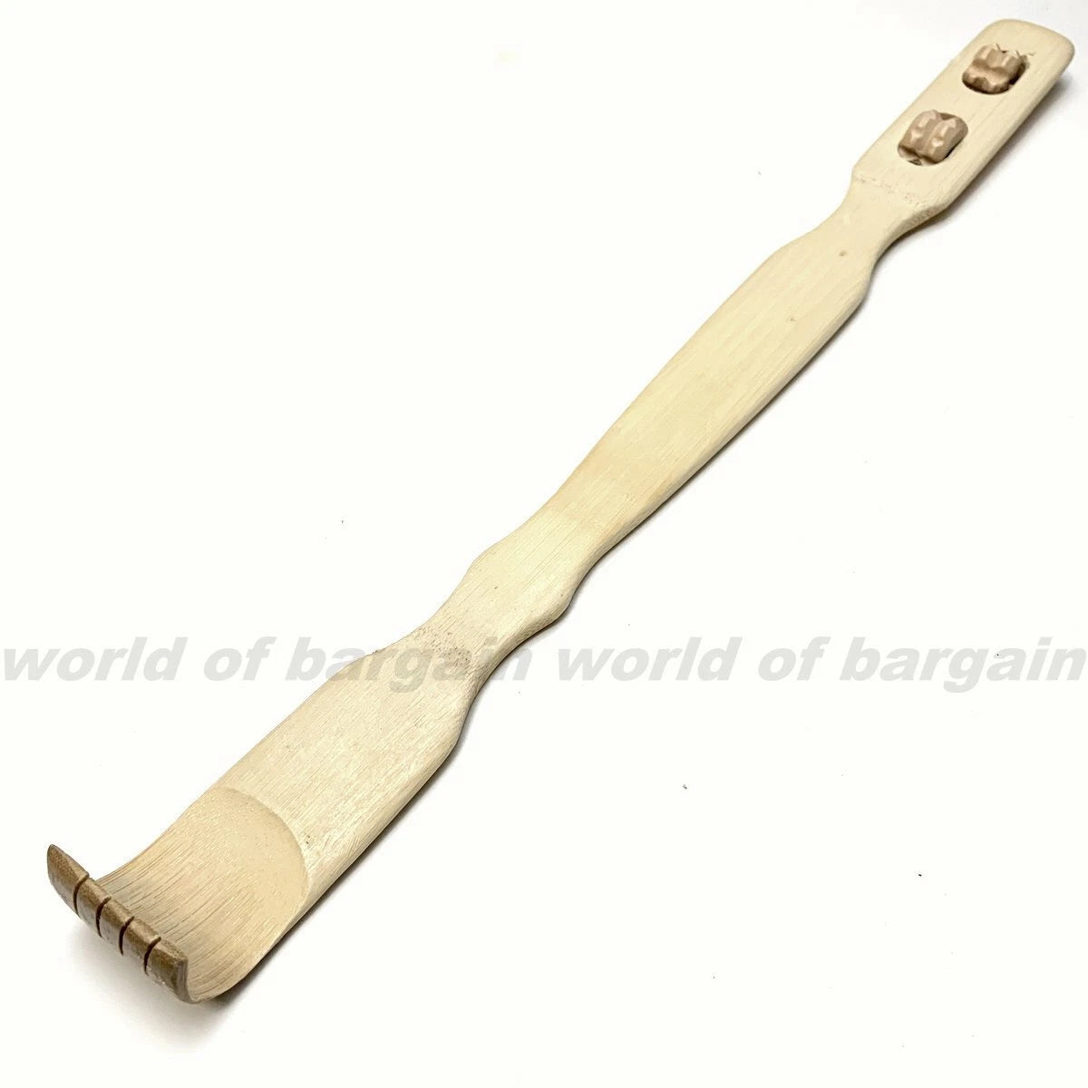 18" inch BACK SCRATCHER Itch Reliever Relaxing Bamboo Claw Wood Massager Rollers