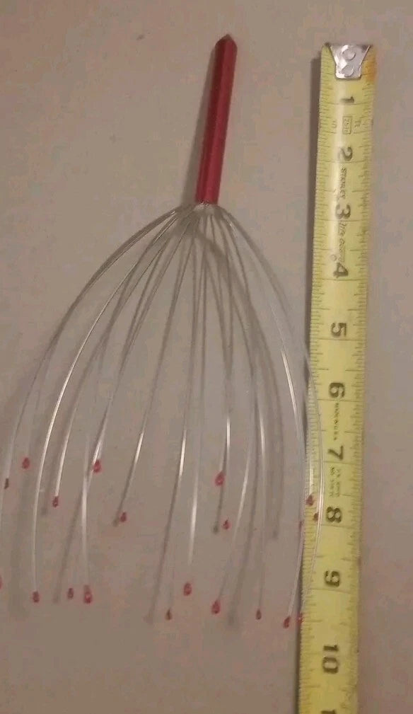 Head Massager Scratcher Tingler W/ 20 Fingers, Hair Scalp Deep Relax, Santa Box