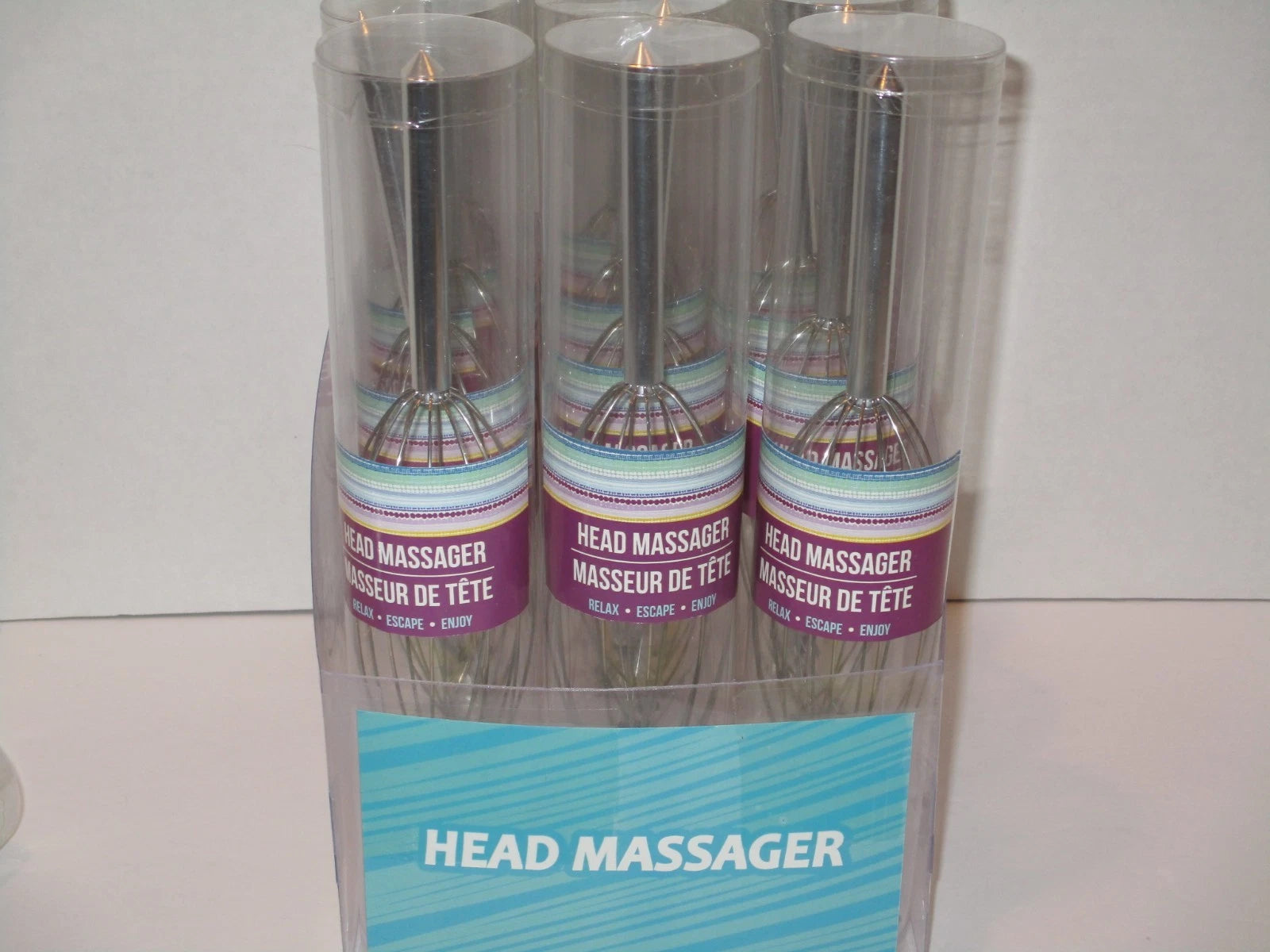 Hand Held Head & Scalp Massager - Octopus Style Scratcher Stress Relief Relaxing