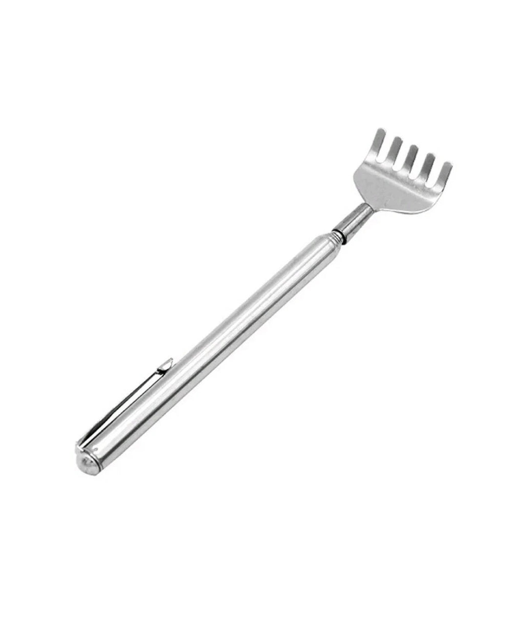 21" Stainless Telescopic Back Scratcher Extendable Itch Massager Silver H1