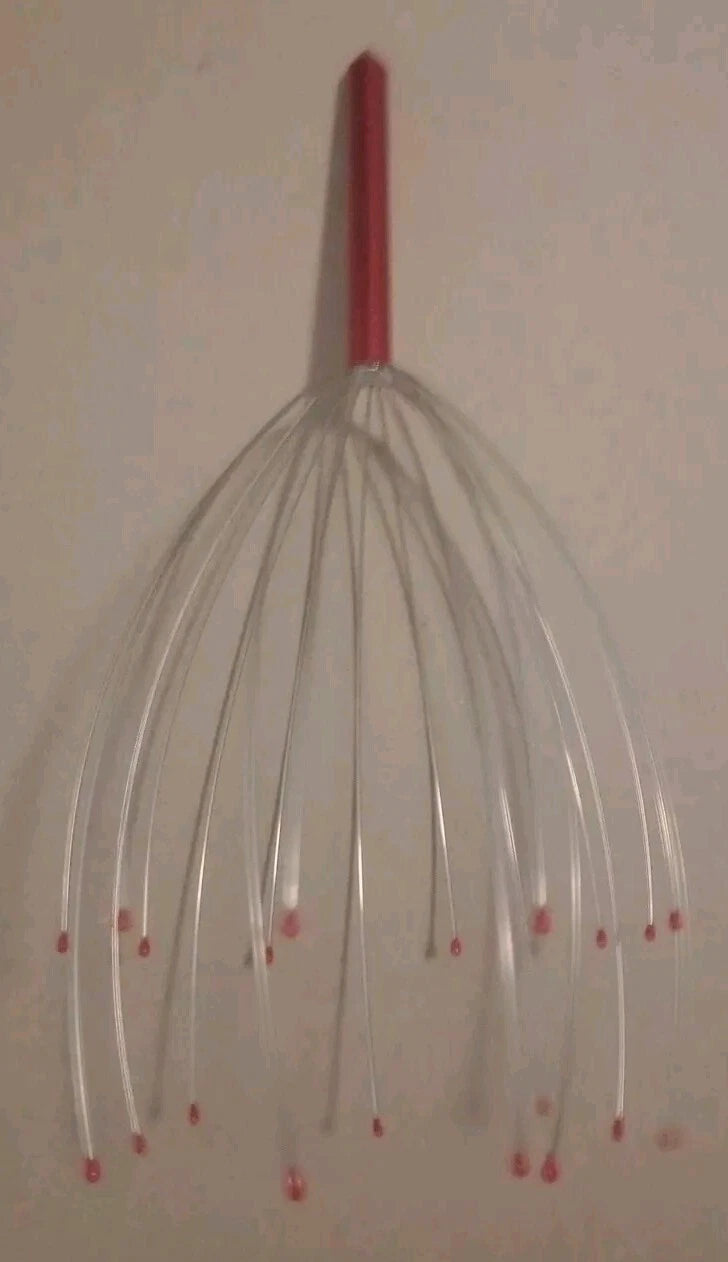 Head Massager Scratcher Tingler W/ 20 Fingers, Hair Scalp Deep Relax, Santa Box