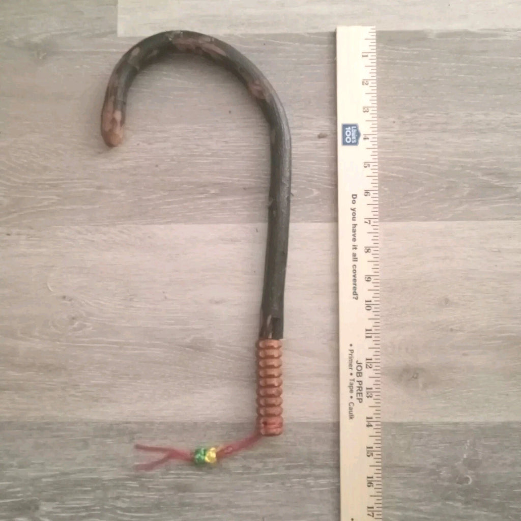 Vintage Hand Carved Wooden Back Massage Scratcher Stick