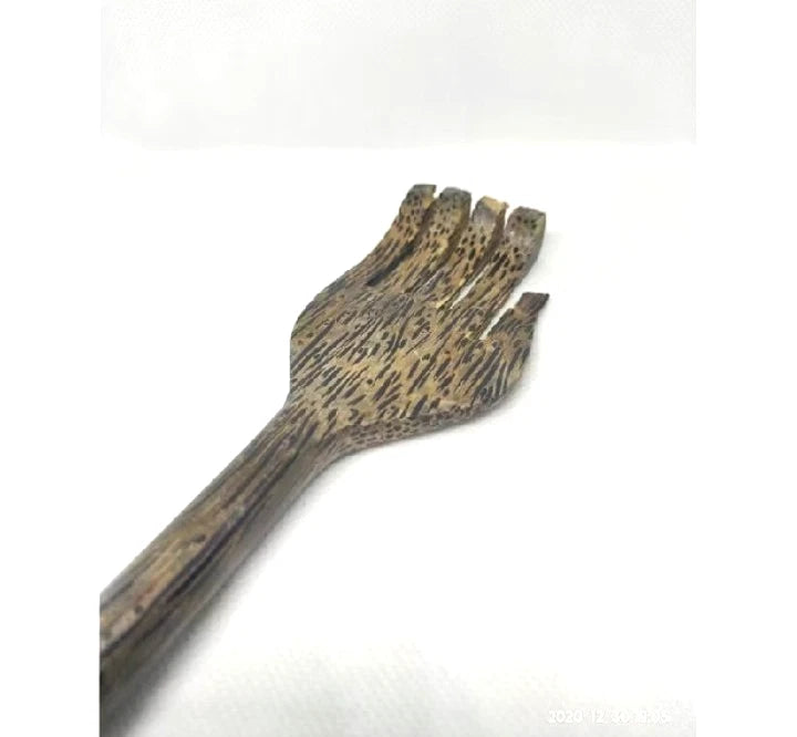 Back Scratcher wooden Handmade Nature stick Thai Body Massager Palm Wood