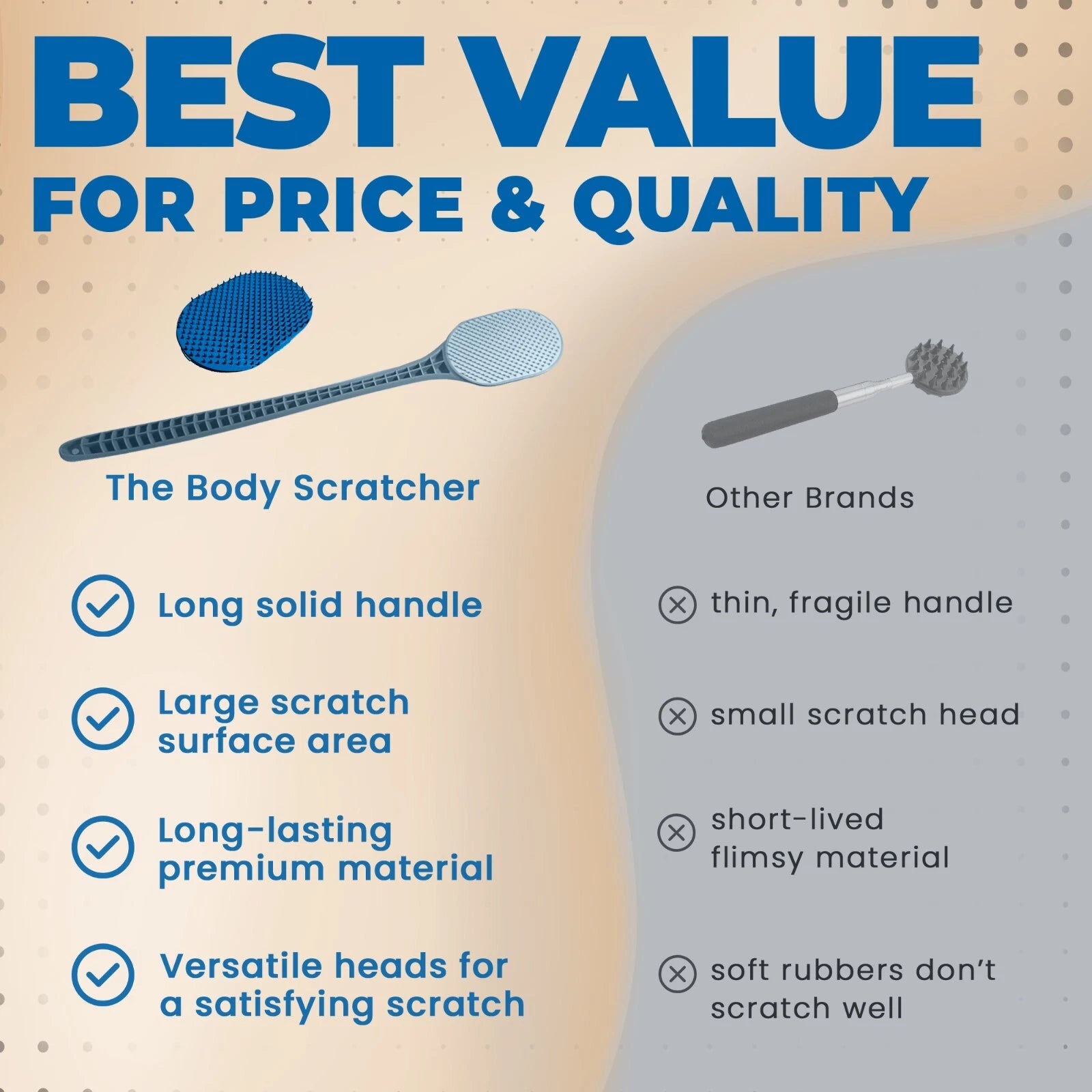 The Best Back and All Body Scratcher! The Metal Rake Is Terrible!