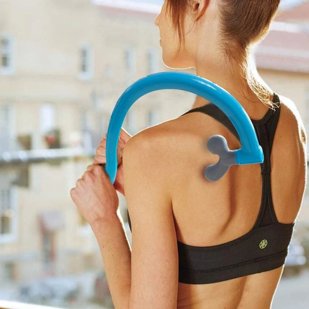 Digiteck Back Scratcher, Back Massager, Deep Tissue Muscle Massage Stick, Blue