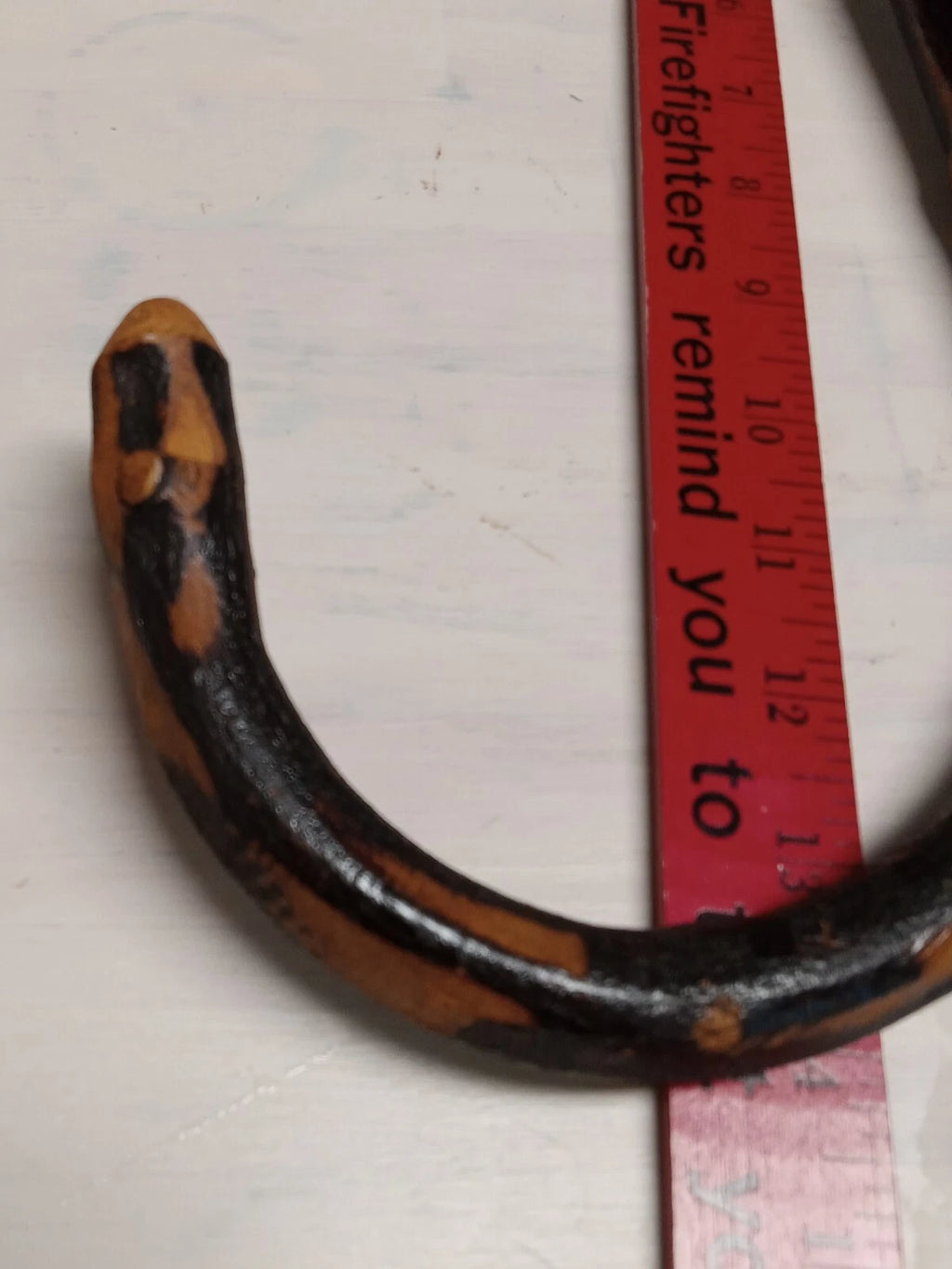 Vintage Hand Carved Wooden Back Massage Scratcher Stick