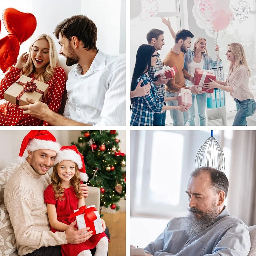 2 Pack Scalp Massager, 20 Fingers Head Massager, Handheld Head Scratcher, Sca...