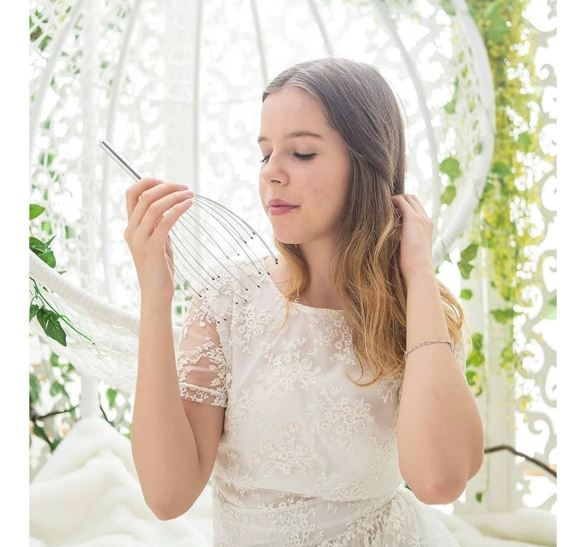 Head Massager Scalp Massager 20 Fingers Head Scratcher for Scalp Body Relaxing