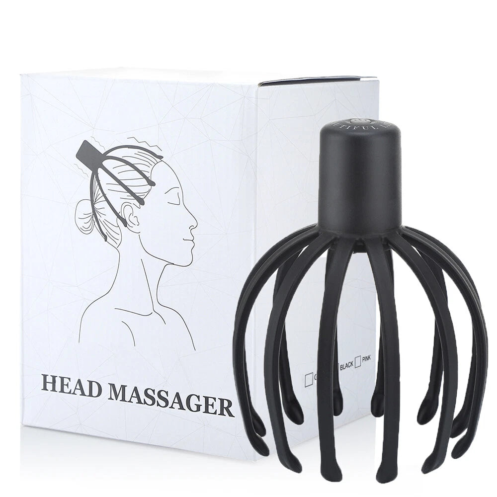 Electric Scalp Massager 360 Degree Head Massager Head Scratcher for Stress Relax