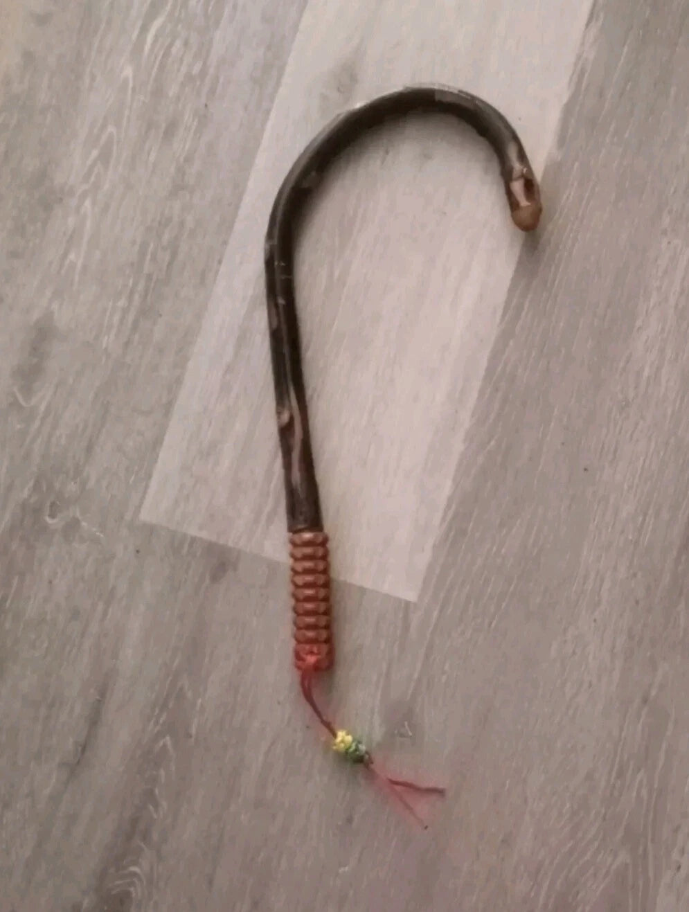 Vintage Hand Carved Wooden Back Massage Scratcher Stick