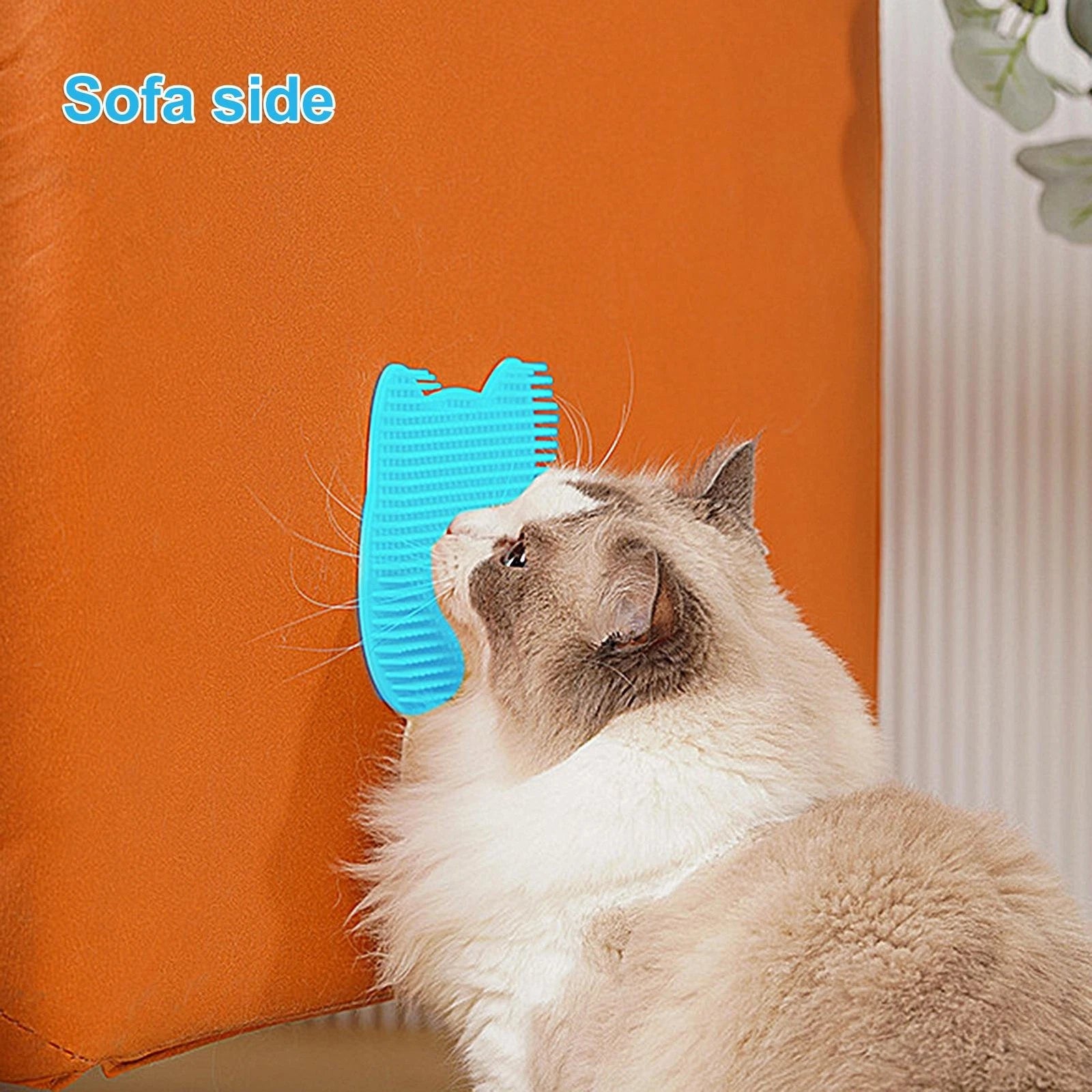 Cat Self Groomer Tool Wall Corner Scratcher Board Cat Massager Board