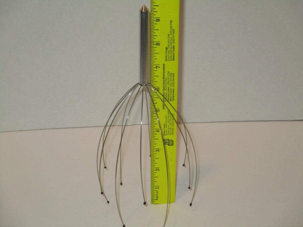 Hand Held Head & Scalp Massager - Octopus Style Scratcher Stress Relief Relaxing
