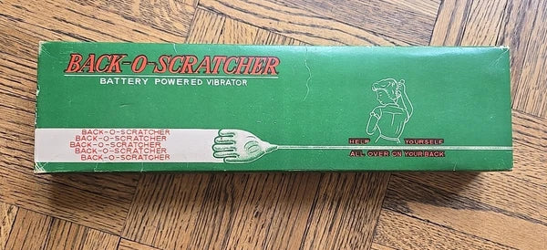 Vintage 1960s Back-O-Scratcher Back Scratcher Battery Powered Vibrator NIB Works