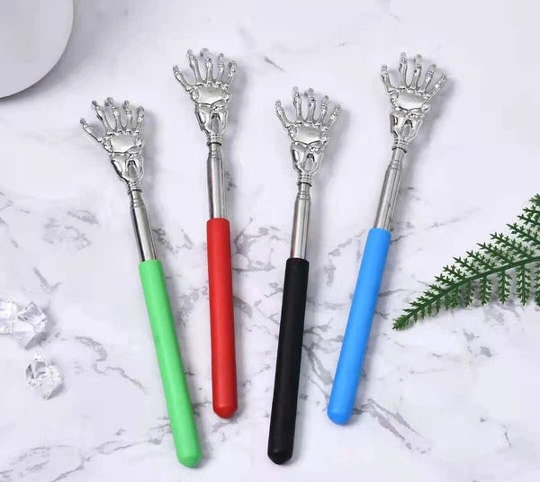 1PC EXTENDABLE EAGLE CLAW BACK SCRATCHER Metal Massager Portable Telescopic UK