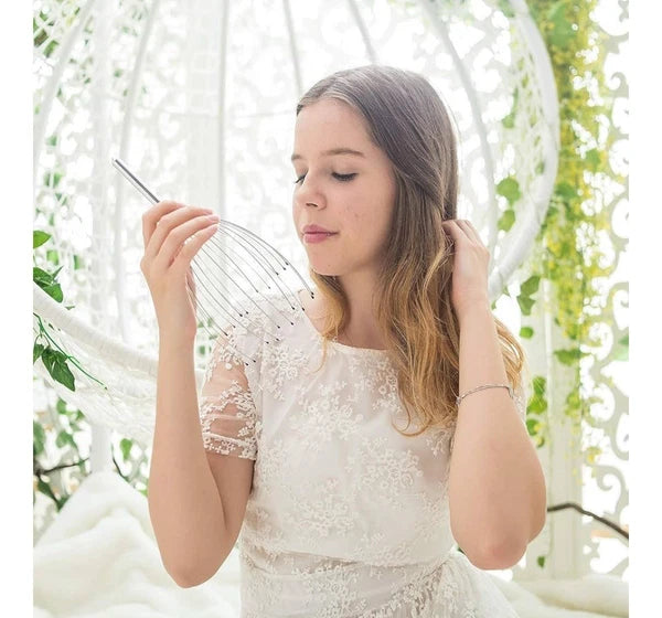 Head Massager Scalp Massager 20 Fingers Head Scratcher for Scalp Body Relaxing