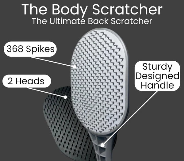 Back Scratcher, Scalp Massager, Back Massager, & Exfoliator Has Large Scratch,,