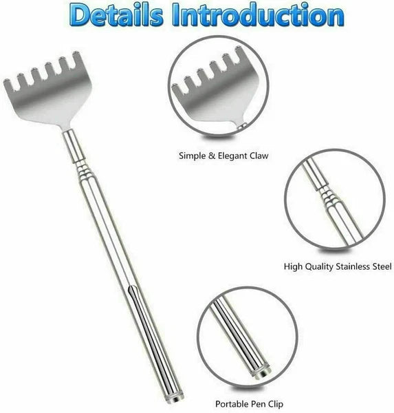 Back Scratcher Claw Telescopic Portable Extendable Massage Tools Massager UK