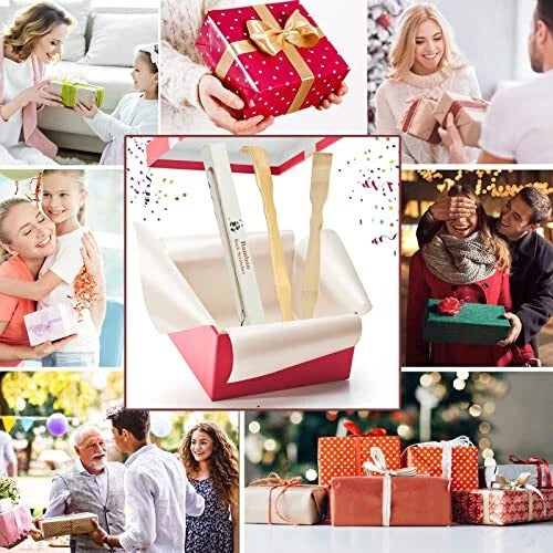 2 Pack Wooden Bamboo Back Scratcher Long Handle Itch Refief Stick for Adults