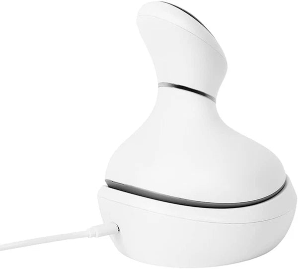 AMAZON BASICS ELECTRIC SCALP MASSAGER WITH FOUR MASSAGE MODES - WHITE