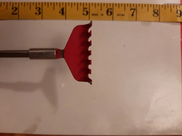 Telescopic Back Scratcher Red Garden Rake - Generic massager 27 inches to 8 in