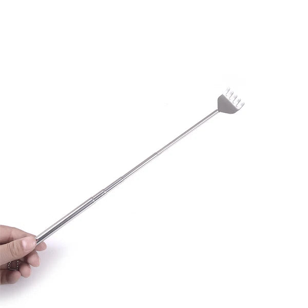 Practical handy adjustable stainless steel back telescopic scratcher massage.vm