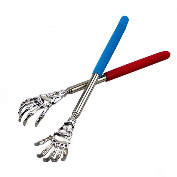 1PC EXTENDABLE EAGLE CLAW BACK SCRATCHER Metal Massager Portable Telescopic UK