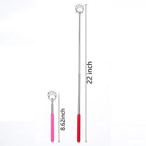 4 Pack Telescopic Back Scratchers Bear Claw Extendable Massage Itching Scratcher
