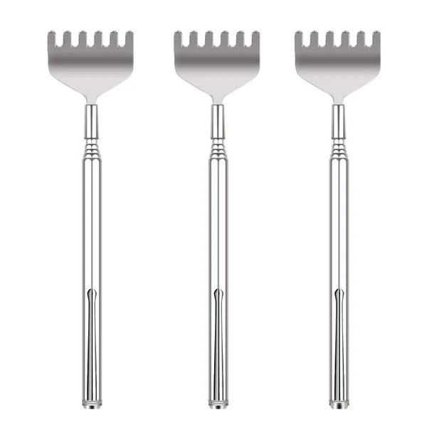 Extendable Back Scratcher for Men 3 Pack Portable Telescopic Metal Back Scrat...