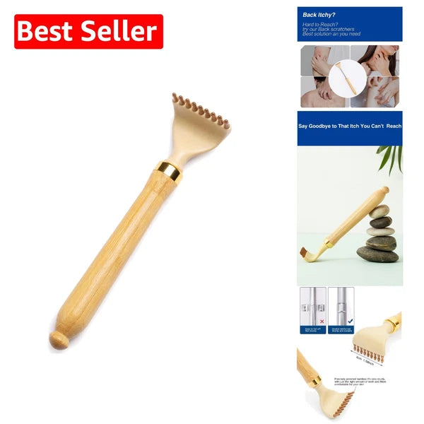 Eco-Friendly Extendable Bamboo Back Scratcher - Perfect Gift for All Occasions