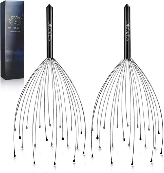 Head Massager Scratcher Tingler with 20 Fingers for Hair Scalp Deep Relaxation..
