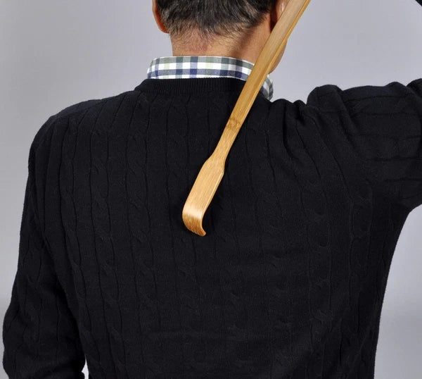 Japanese Mago no Te Bamboo Back Scratcher 18" Sakai Handheld Itch Relief Tool