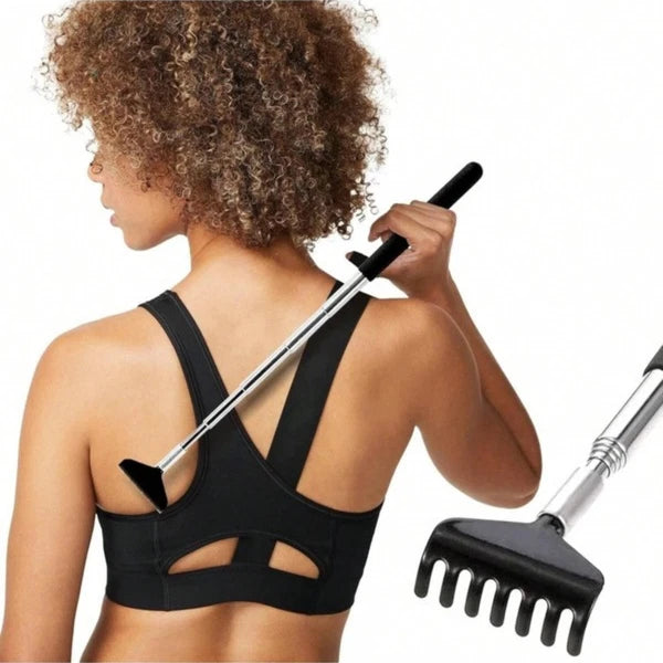 Bear Claw / Rake Back Portable Scratcher Metal Extending Massager Telescopic UK