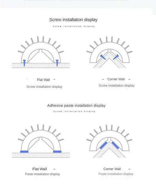 Cat Corner Self Groomer Brush Wall Mounted Cat Scratcher & Massager Comb
