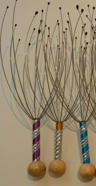 3 Scalp Head Neck Scratcher Massager Stress Releif Therapy Best Christmas Gift