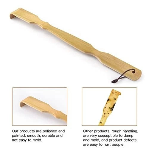2 Pack Bamboo Back Scratcher100% Natural Bamboo Back Scratchers for Itching R...