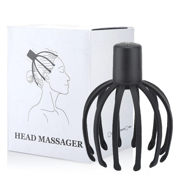 Electric Scalp Massager 360 Degree Head Massager Head Scratcher for Stress Relax