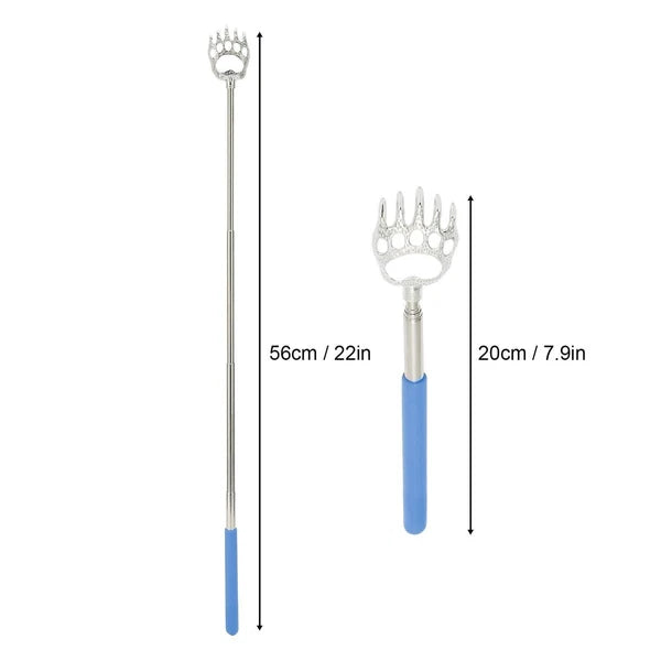 Back Scratcher Metal Telescopic Bear Claw Portable Extendable multi Massager UK