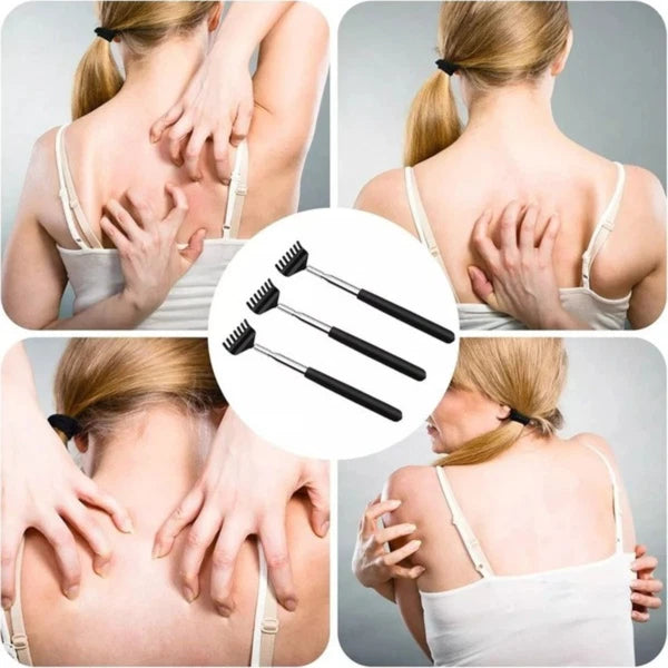 Bear Claw / Rake Back Portable Scratcher Metal Extending Massager Telescopic UK