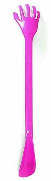 Hand Shape Back Scratcher and Shoe Horn - Long Reach Massager Body Plastic Aid